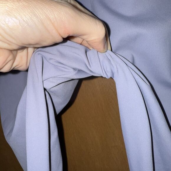 Halara Airy Softlyzero High Waist Drawstring Pocket BlueGray JoggersPants S Pet - Picture 7 of 16